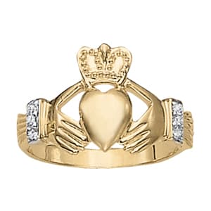 Gents Claddagh Ring — View 1