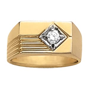 Gents Ring Solitaires — View 1