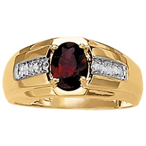 Oval Gents Color Rings — View 1