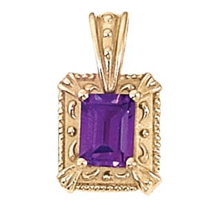 Pendants Color Emerald — White Gold