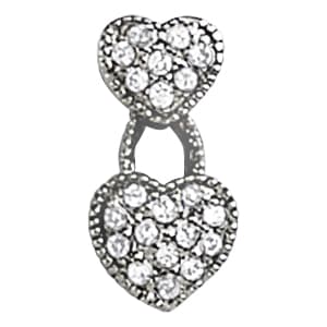 Pendants Heart — White Gold