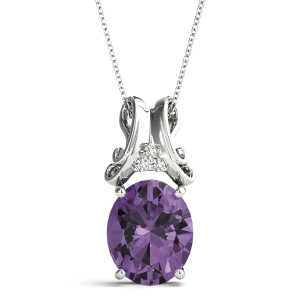 Pendants Color Oval — 10X8 MM — View 1