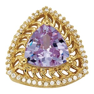 Pendants Color Trillion — White Gold