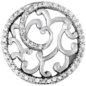 Pendants Fashion — White Gold