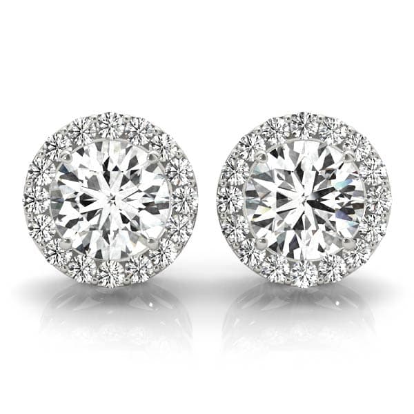 Round Halo Studs — 5 MM — View 1