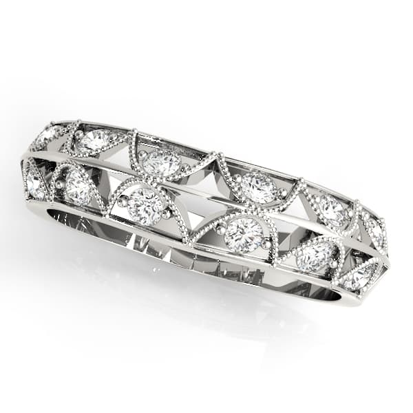 Wedding Bands Curved Bands — View 1