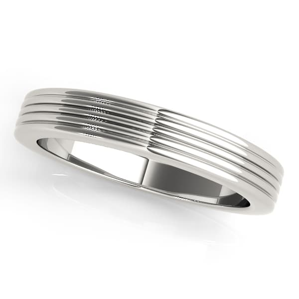 Gold Wedding Band — B — View 1
