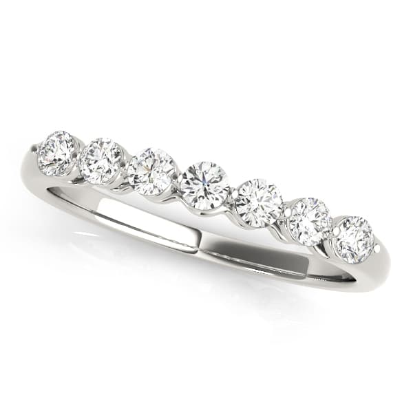Wedding Bands Prong Set — .10 CT — View 1