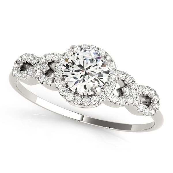 ENGAGEMENT RINGS MULTIROW — style 50544 in 10k White Gold