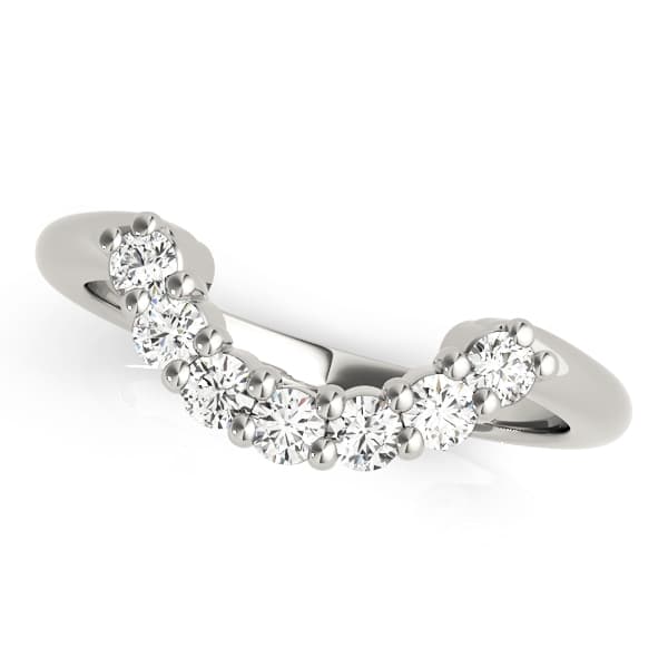 Wedding Bands Curved Bands — 2 CT — View 1