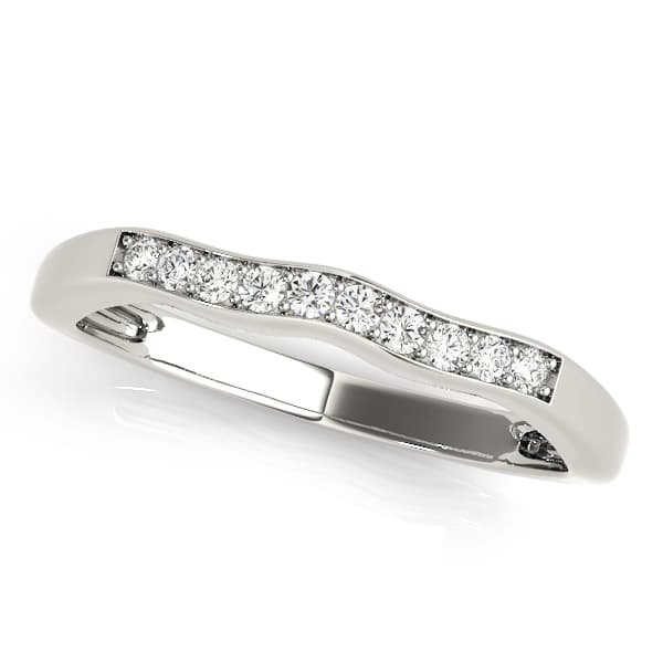 Wedding Bands Curved Bands — View 1