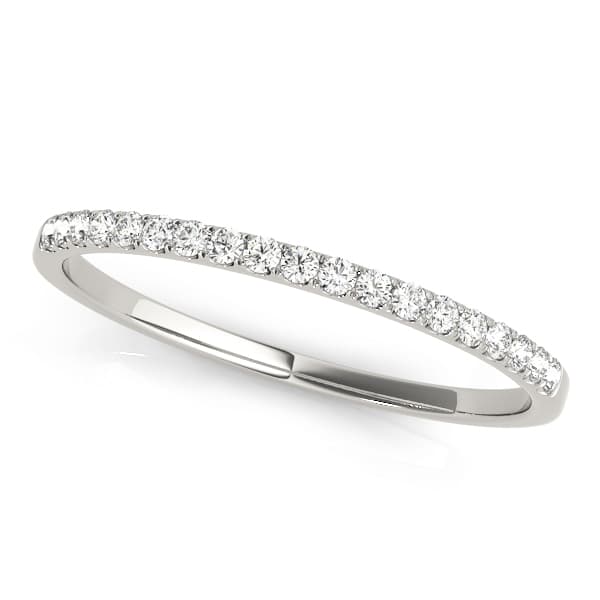 Split Prong Wedding Band — View 1