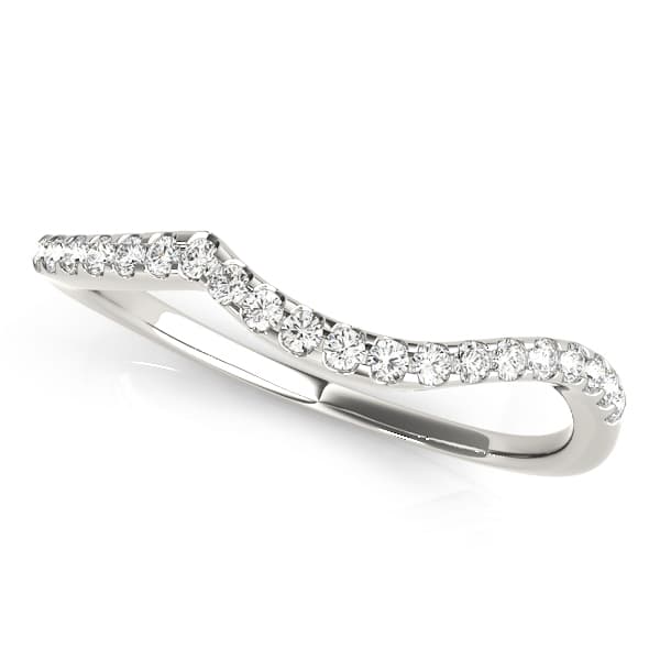 Wedding Band — White Gold