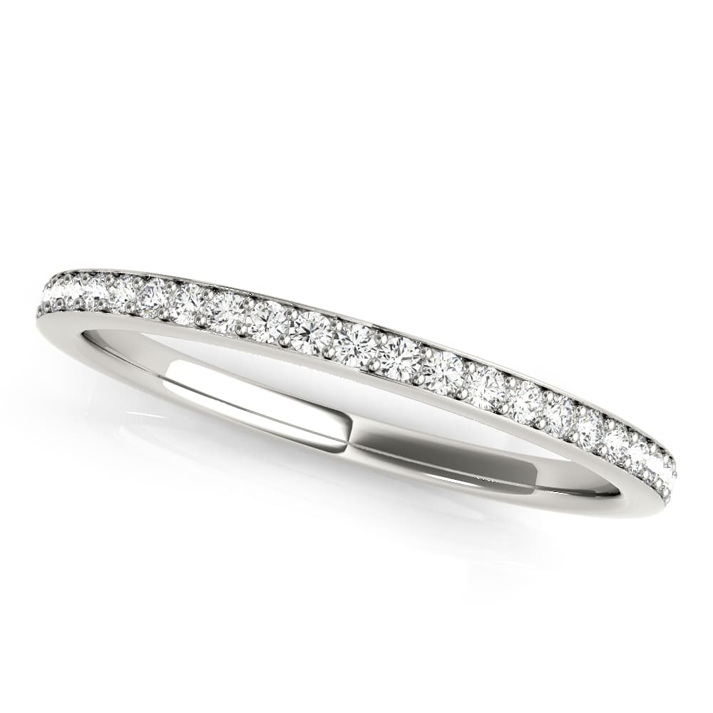 Prong-In-Channel Wedding Band — View 1