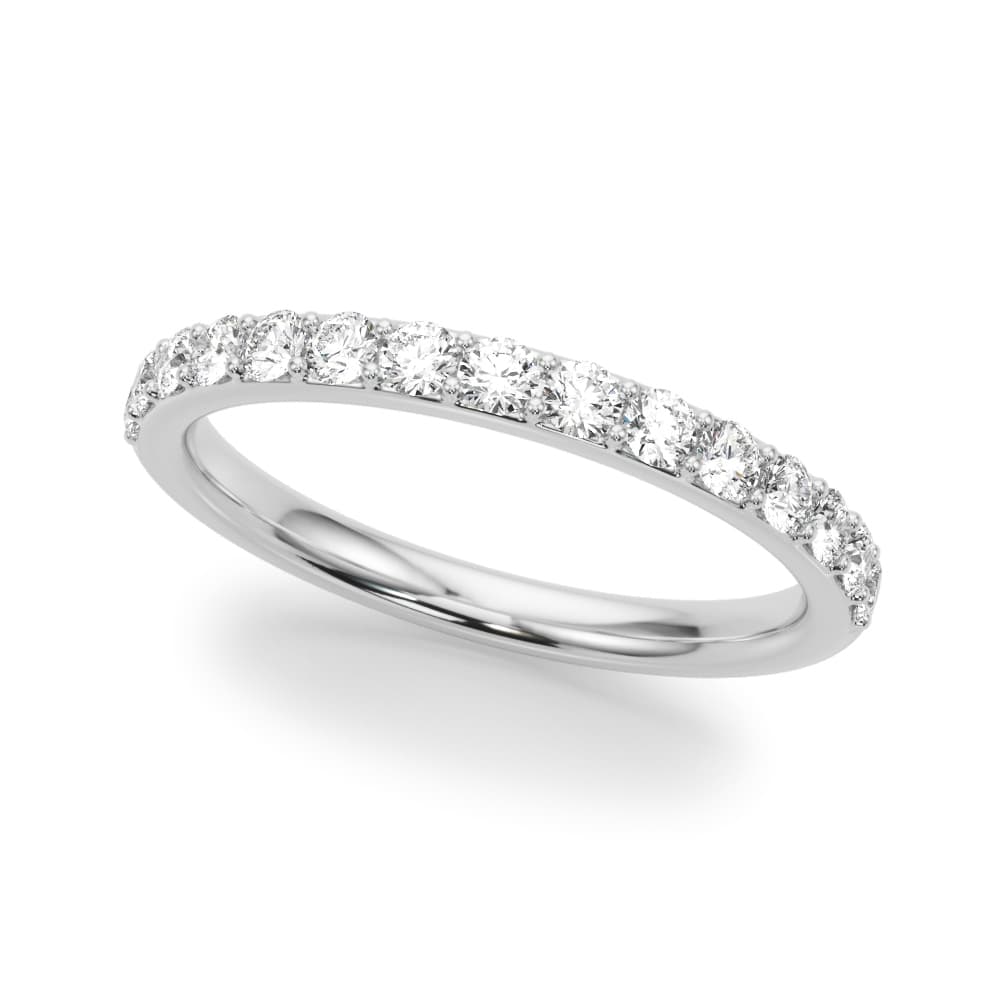 Shared Prong Wedding Ring — View 1