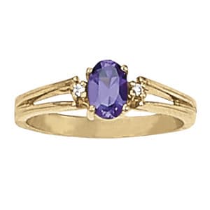 Color Rings Oval — 8X6 MM — View 1