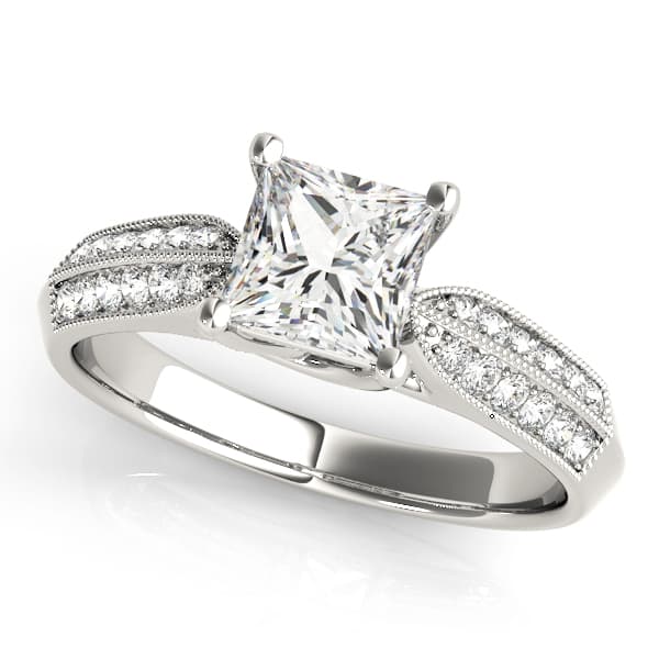 ENGAGEMENT RINGS TRELLIS — style 82891 in 10k White Gold