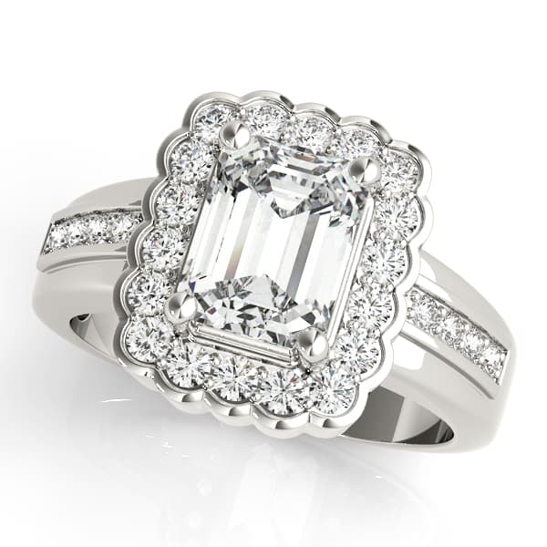 COLOR RINGS EMERALD — style 82907 in 10k White Gold