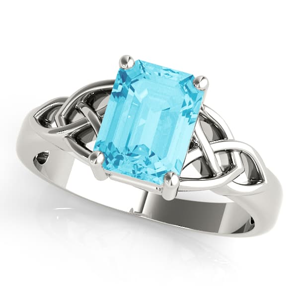 Color Rings Emerald — 7X5 MM — View 1