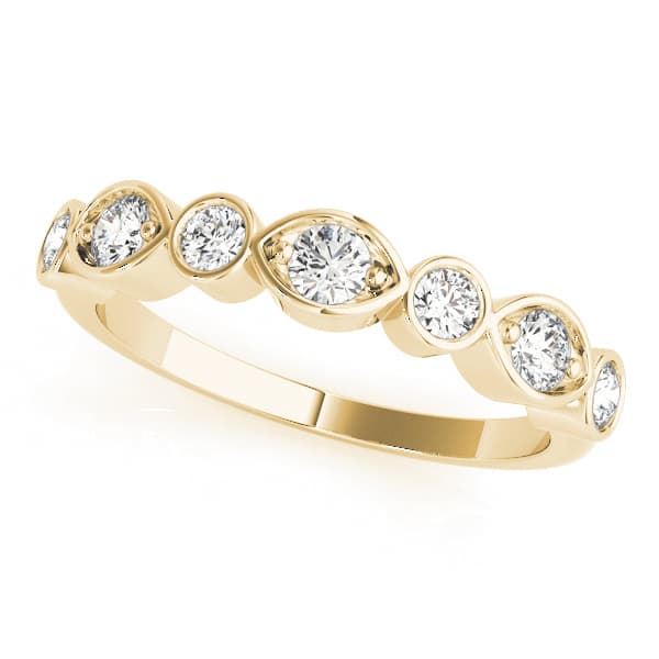 Stackable Fashion Band (0.45 ct. tw.), Front view in yellow gold