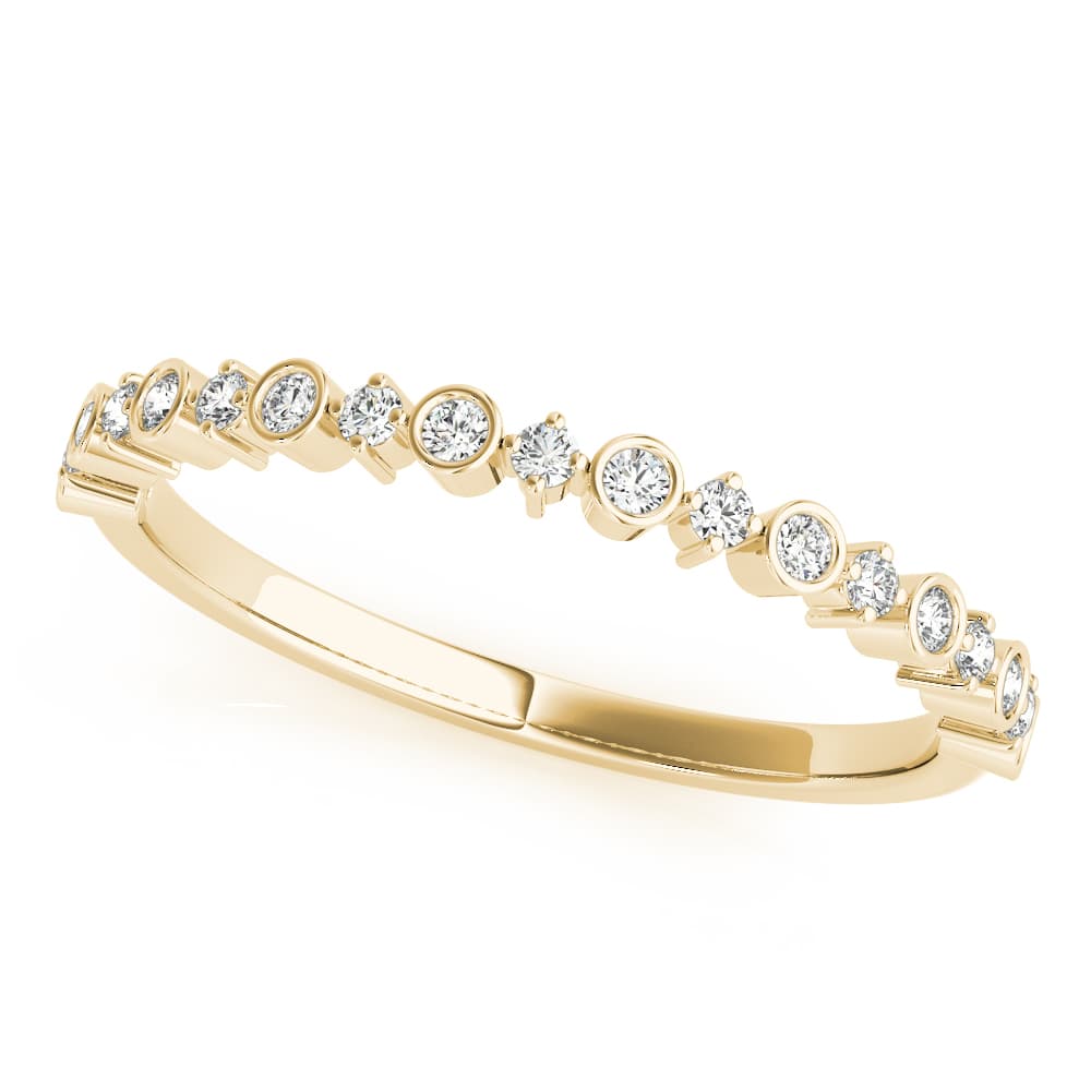 Stackable Fashion Bands (0.19 ct. tw.), Front view in yellow gold
