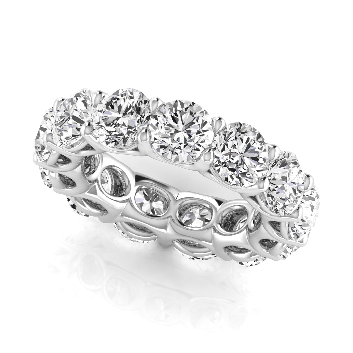 Round Diamond Eternity Band — View 1