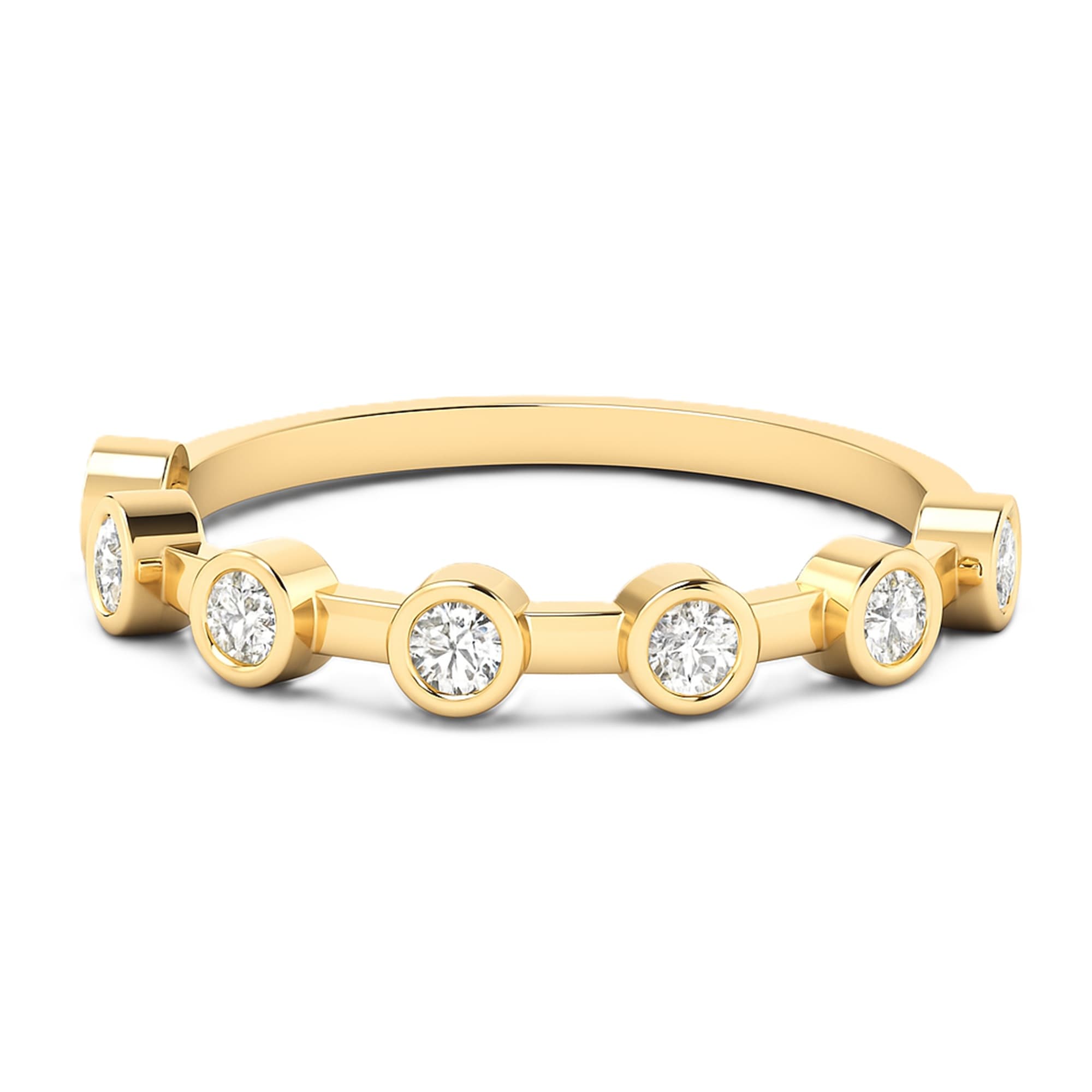 LGD Fashion Ring (1/3 ct. tw.), On hand view in yellow gold