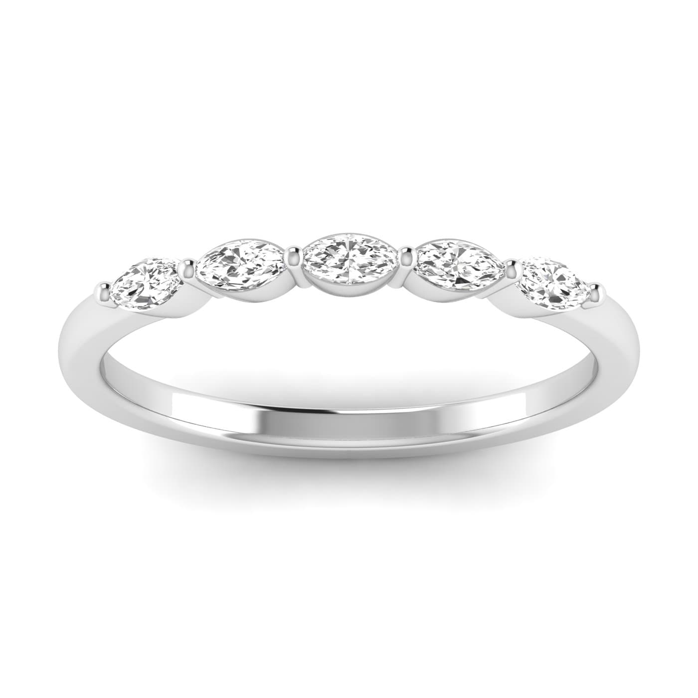 LGD 5-Stone Marquise Band — View 1