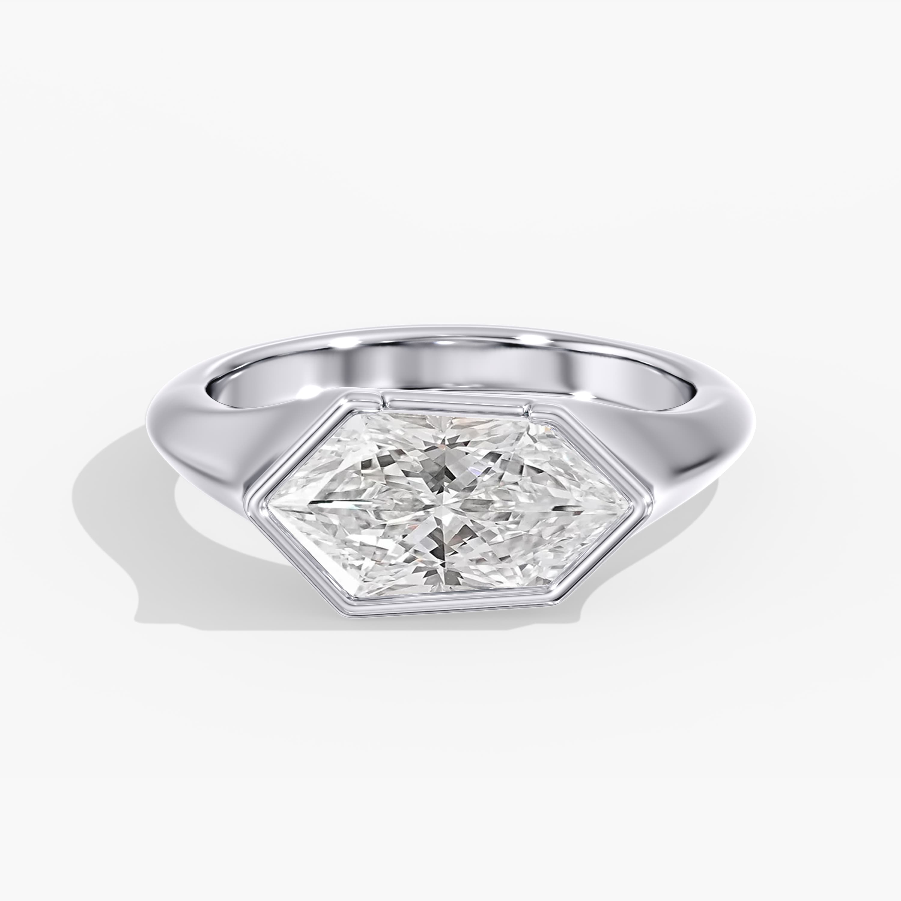 Lab Diamond Dutch Marquise Ring 2 1/2 Ctw. — View 1