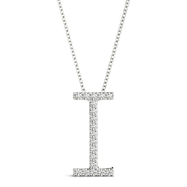 Initial Letter Q Pendants — I (1/8 ct. tw.) — View 1