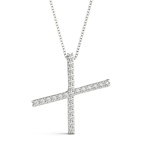 Initial Letter Q Pendants — X (0.15 ct. tw.) — View 1