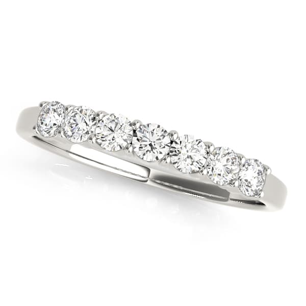 Straight Diamond Wedding Band — .01 CT (0.07 ct. tw.) — View 1