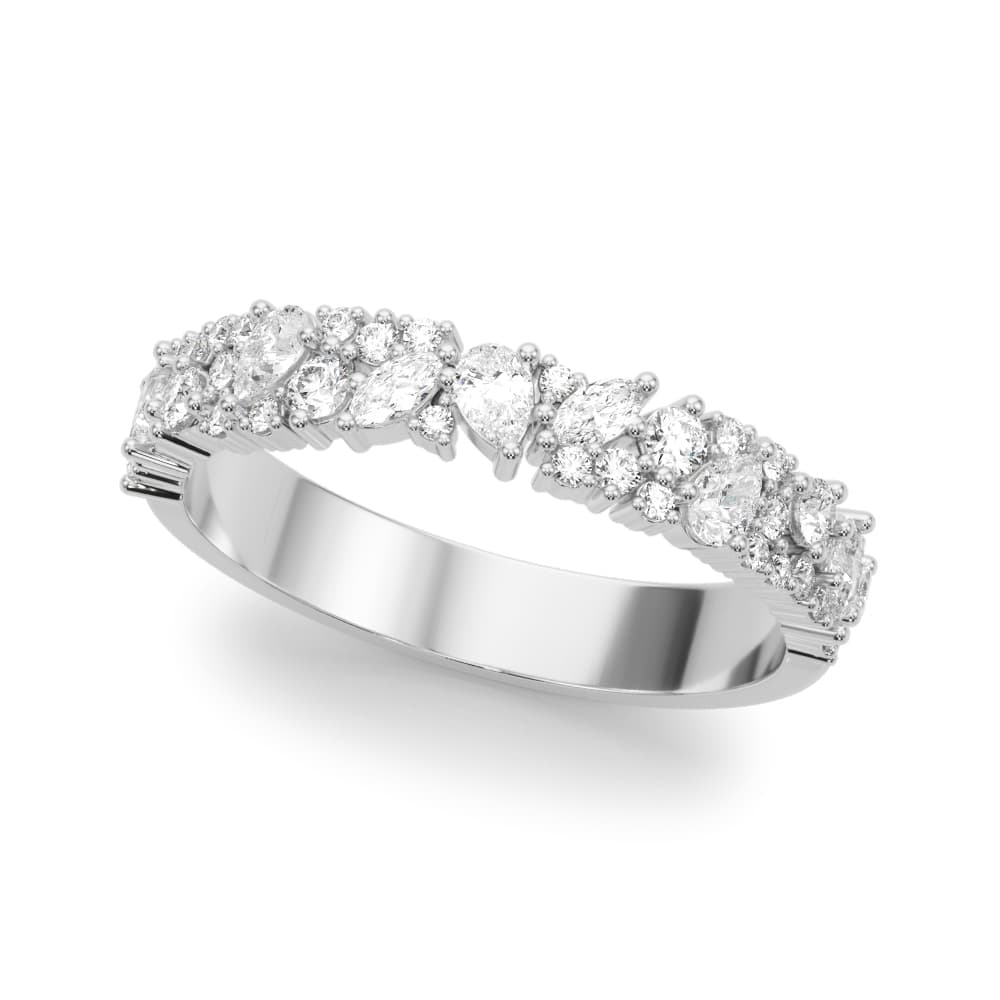 Mixed Shape Wedding Band — 3.5 MM (0.72 ct. tw.) — View 1