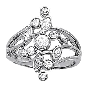 Nature Inspired Right Hand Fashion Ring (5/8 ct. tw.) — View 1