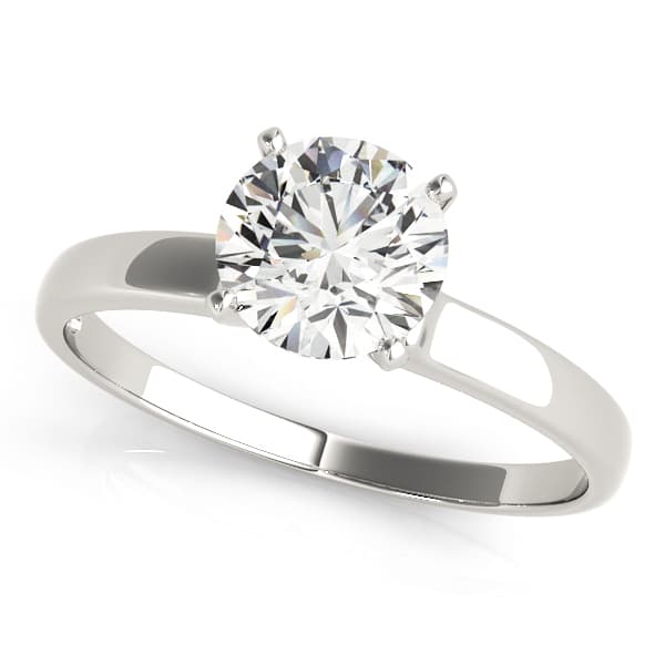 Solitaire Engagement Rings — style 82859 in 10k White Gold