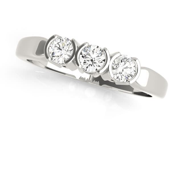 Wedding Bands Bezel Set (3/8 ct. tw.) — View 1