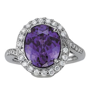 Bypass Oval Shaped Color Rings (0.3 ct. tw.) — View 1