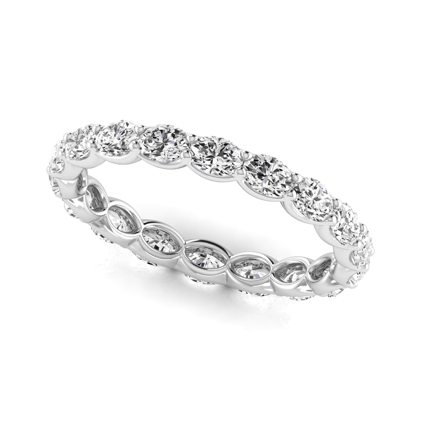 Diamond Emerald Cut Eternity Band (1.44 ct. tw.) — View 1