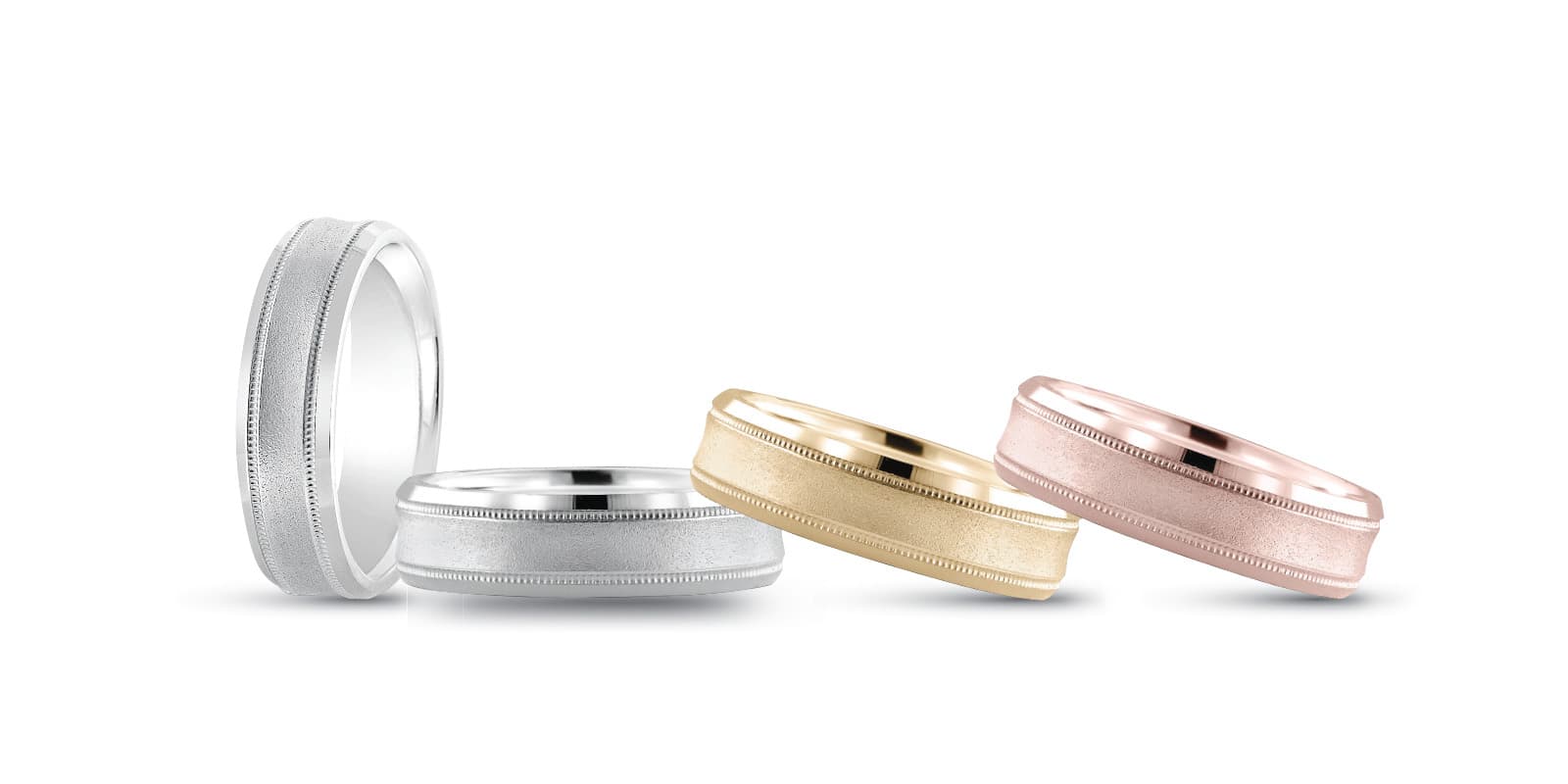 6Mm Standard Wt Mens Band — 6MM — White Gold