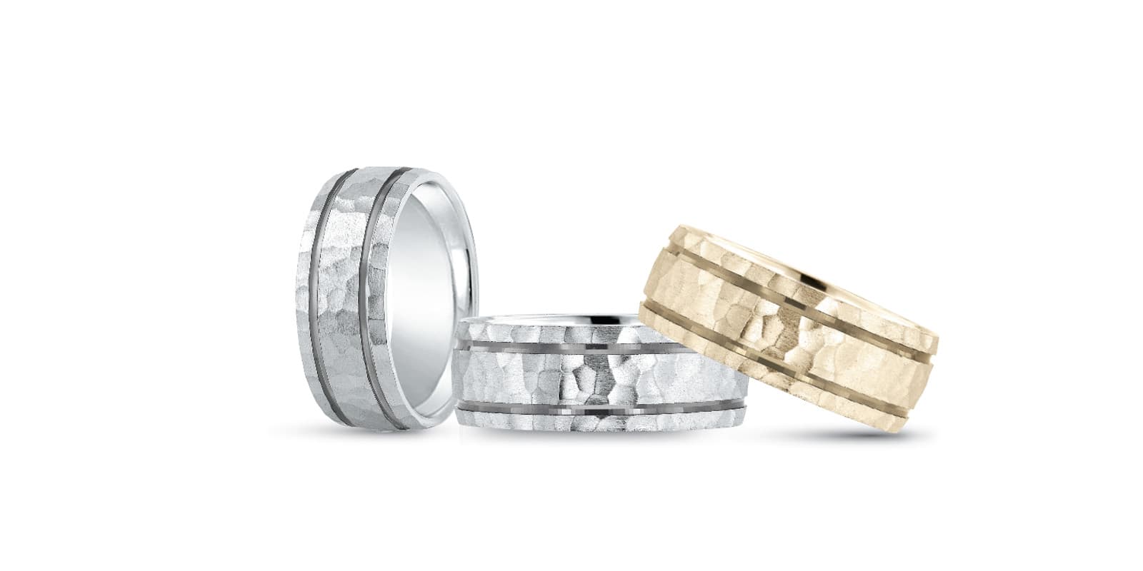 7Mm Standard Wt Mens Band — 7MM — White Gold
